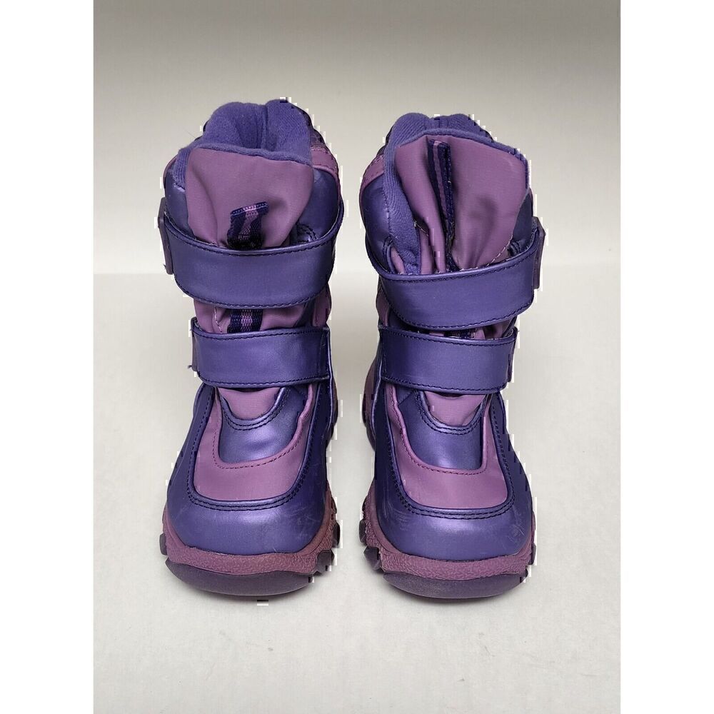 Girls Ophelia Purple Snow/Winter Boots 8  Insulated Nylon Vinyl Fleece Lining